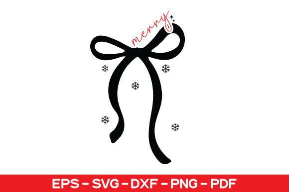 Download Merry Svg, Christmas Bow Svg - Christmas bow svg Collection